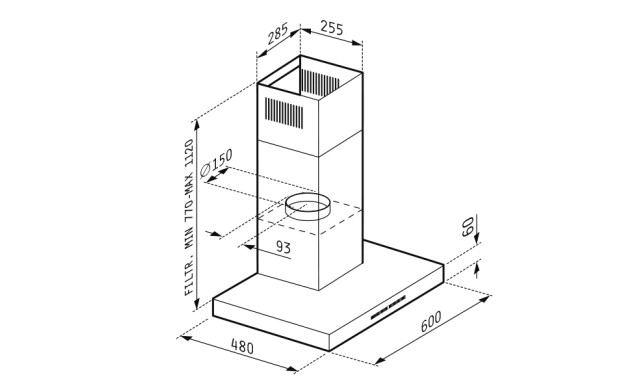 Аспиратор Pyramis Agilo Black 60